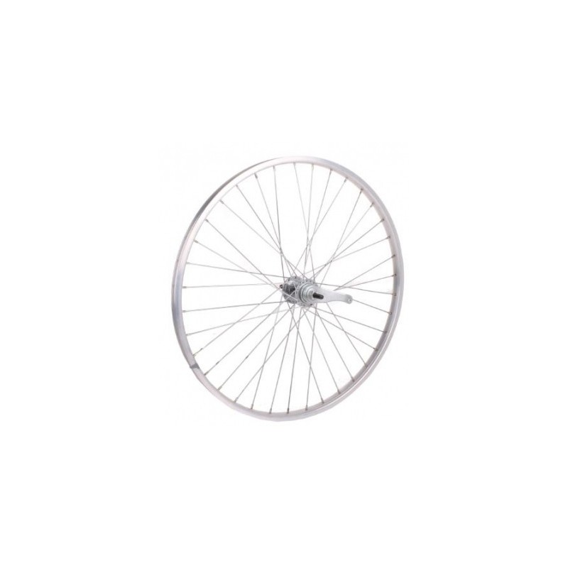 Achterwiel 28 Aluminium velg, KT remnaaf