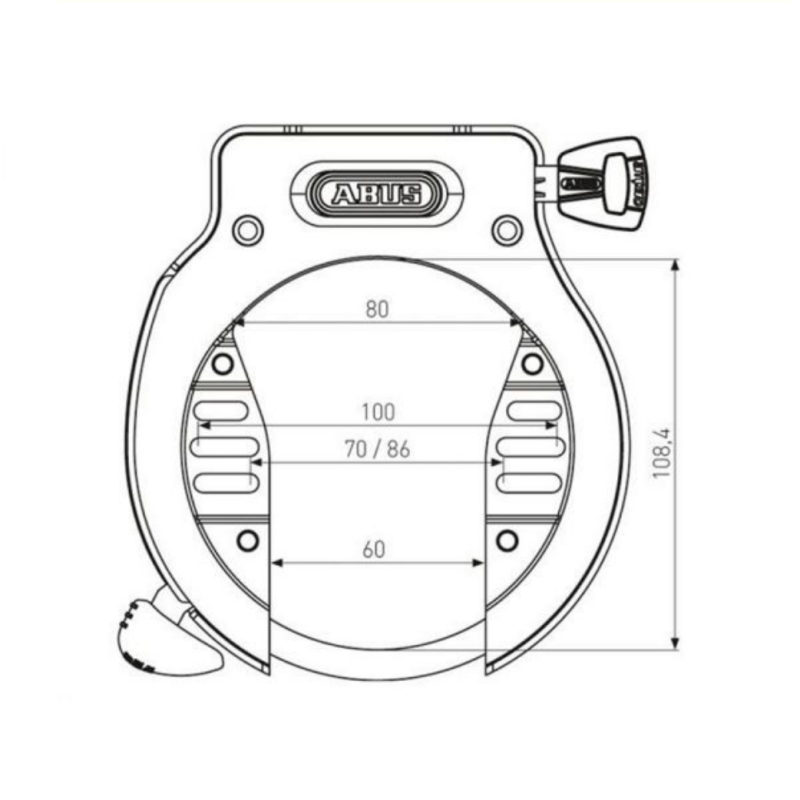 Abus ringslot Amparo slot