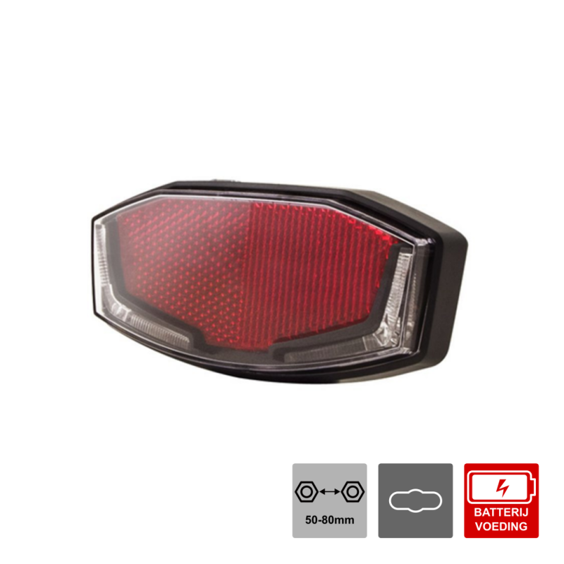 Achterlicht Spanninga Lineo-XB Batterij