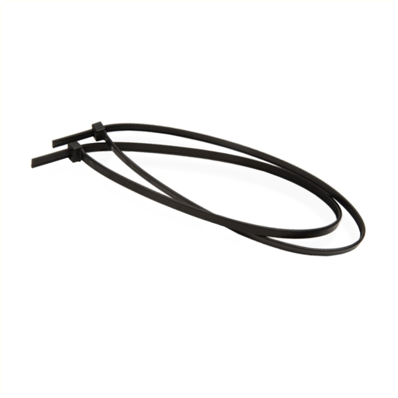Tie wrap / kabelbinder zwart 380x4.5 mm per 100