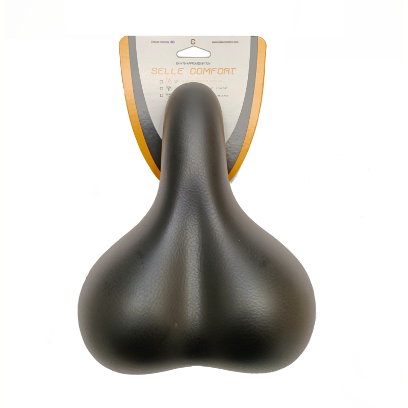 Selle Comfort zadel City zwart, zonder strop