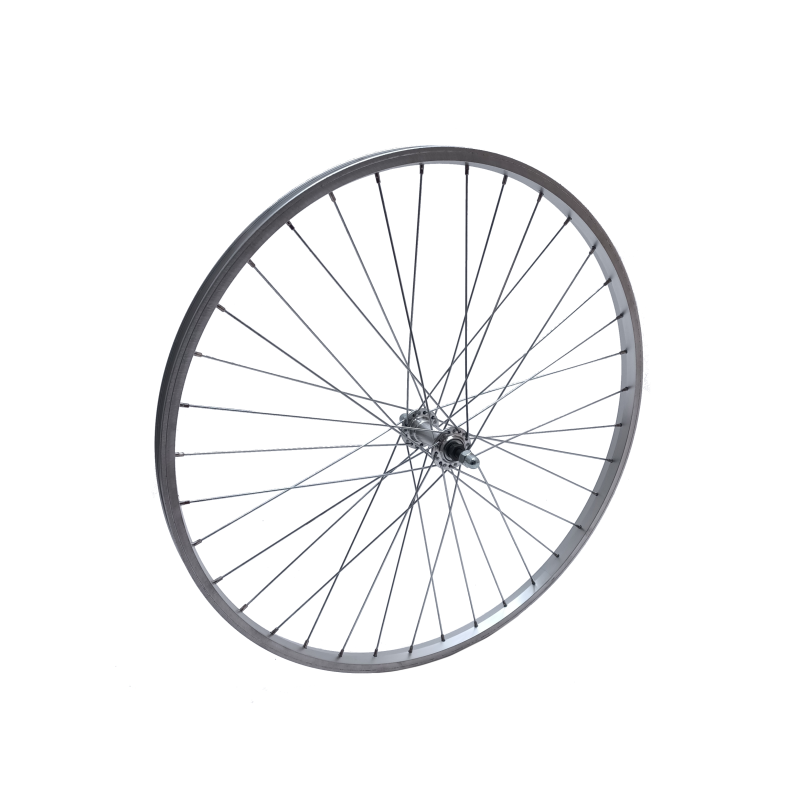 Voorwiel 26 inch Aluminium velg zilver