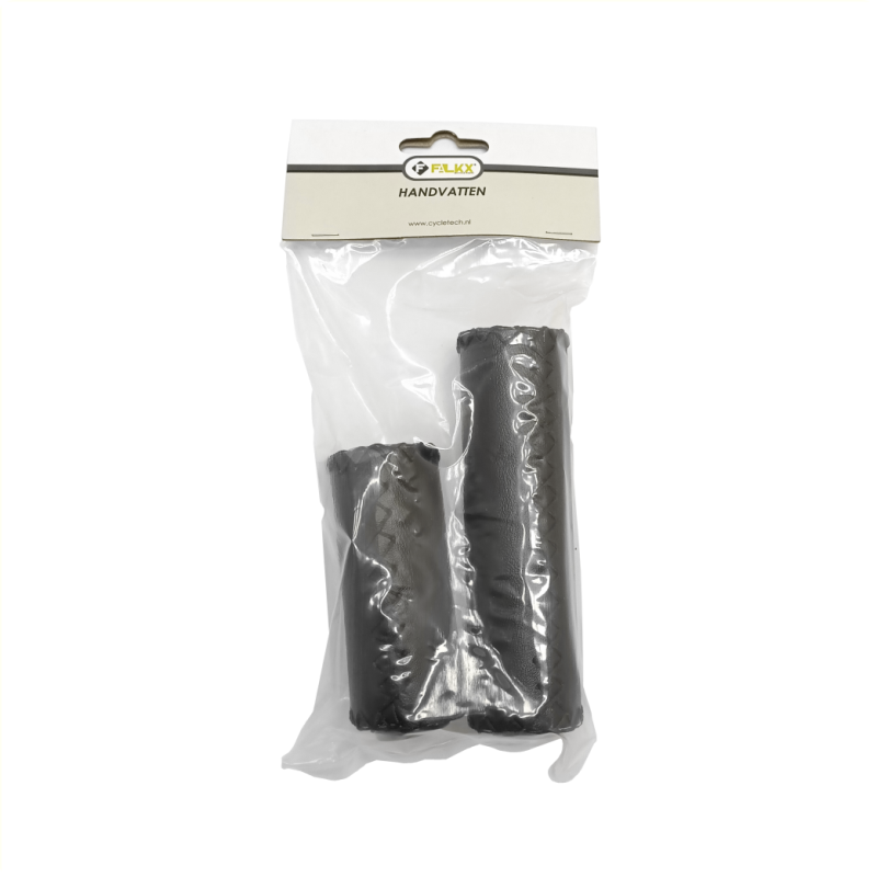 FALKX Black Coffee KL Handvatten leer zwart