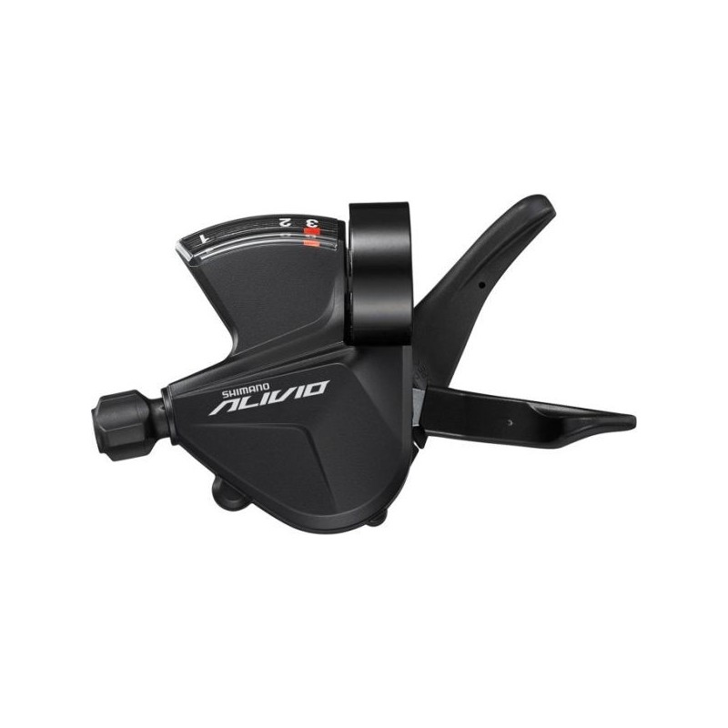 Shimano Alivio M3100 Versteller 3V links - Zwart