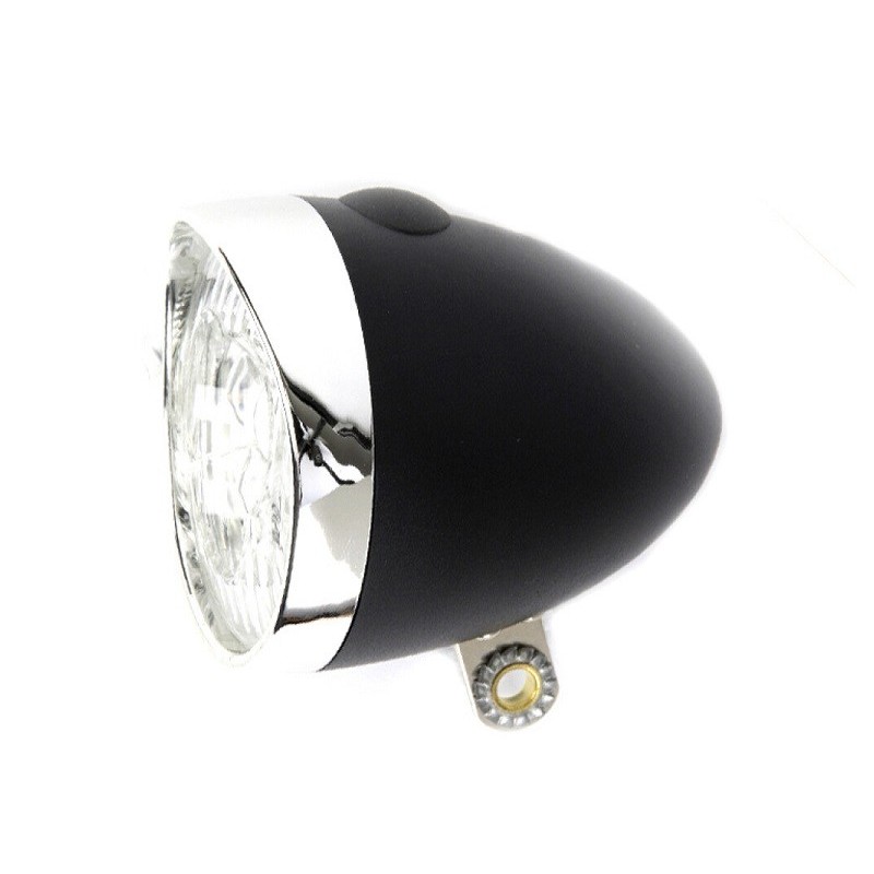 IkziLight koplamp Retro 3x LED zwart