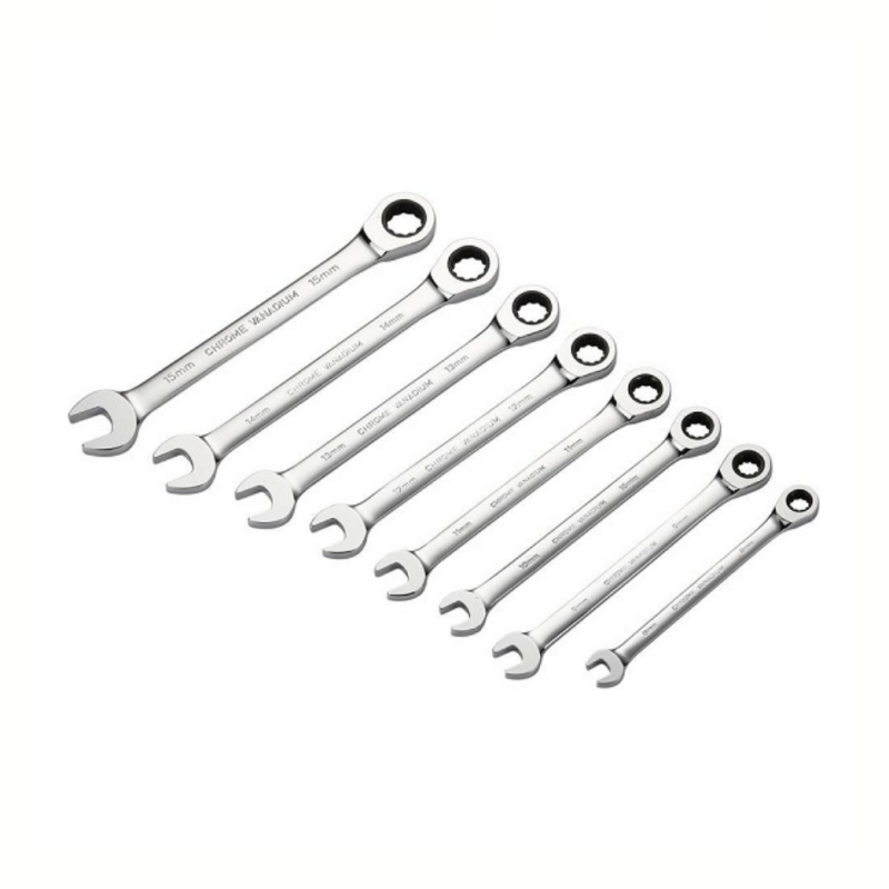 IceToolz steek-/ring/-Ratelsleutelset 8~15mm