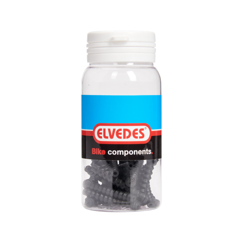 Elvedes rubber balgjes zwart 25 stuks